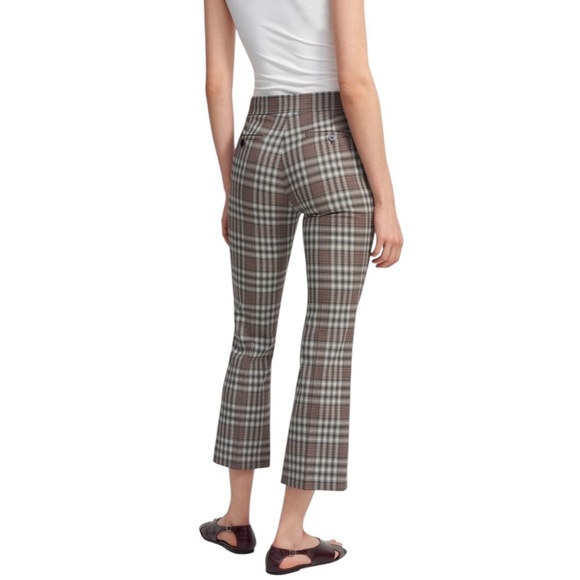 Theory plaid wool kick capri pants size 6 in excellent like-new condition - Picture 2 of 8